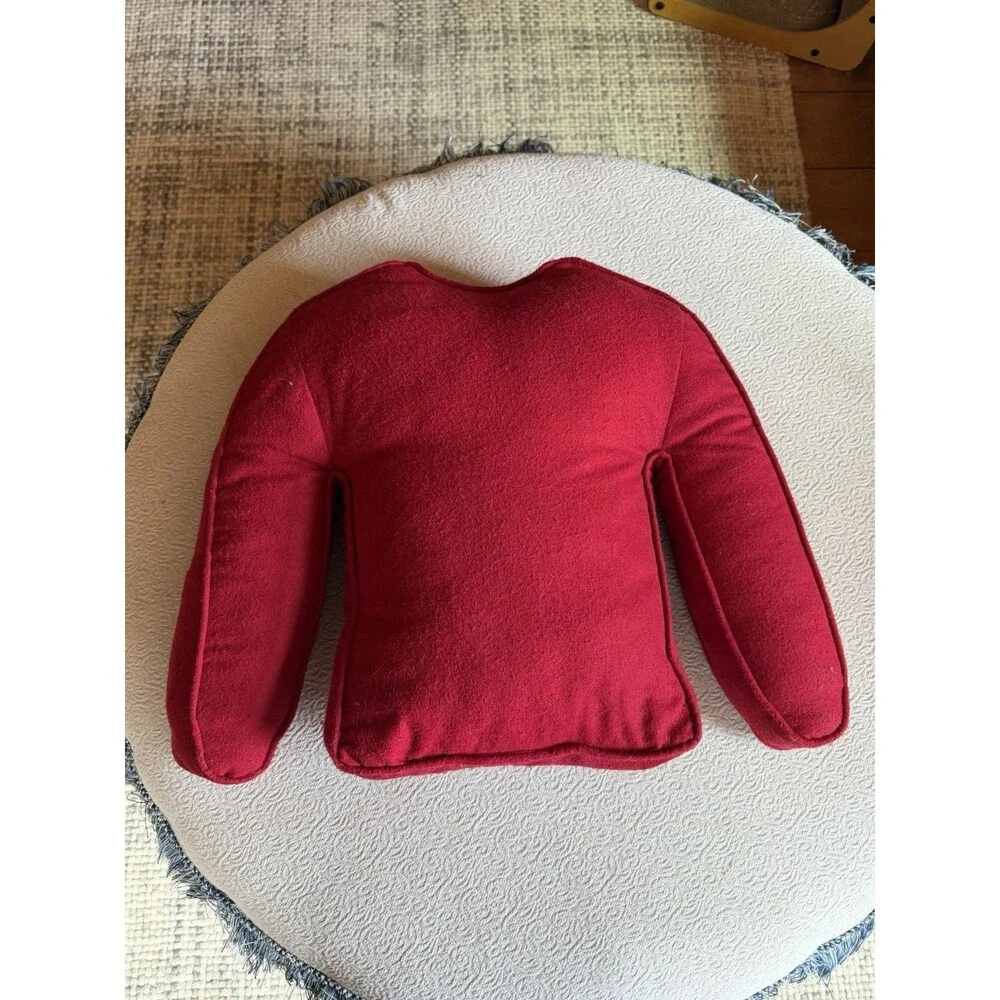 Cynthia Rowley Christmas Sweater Shape Throw Pillow 17